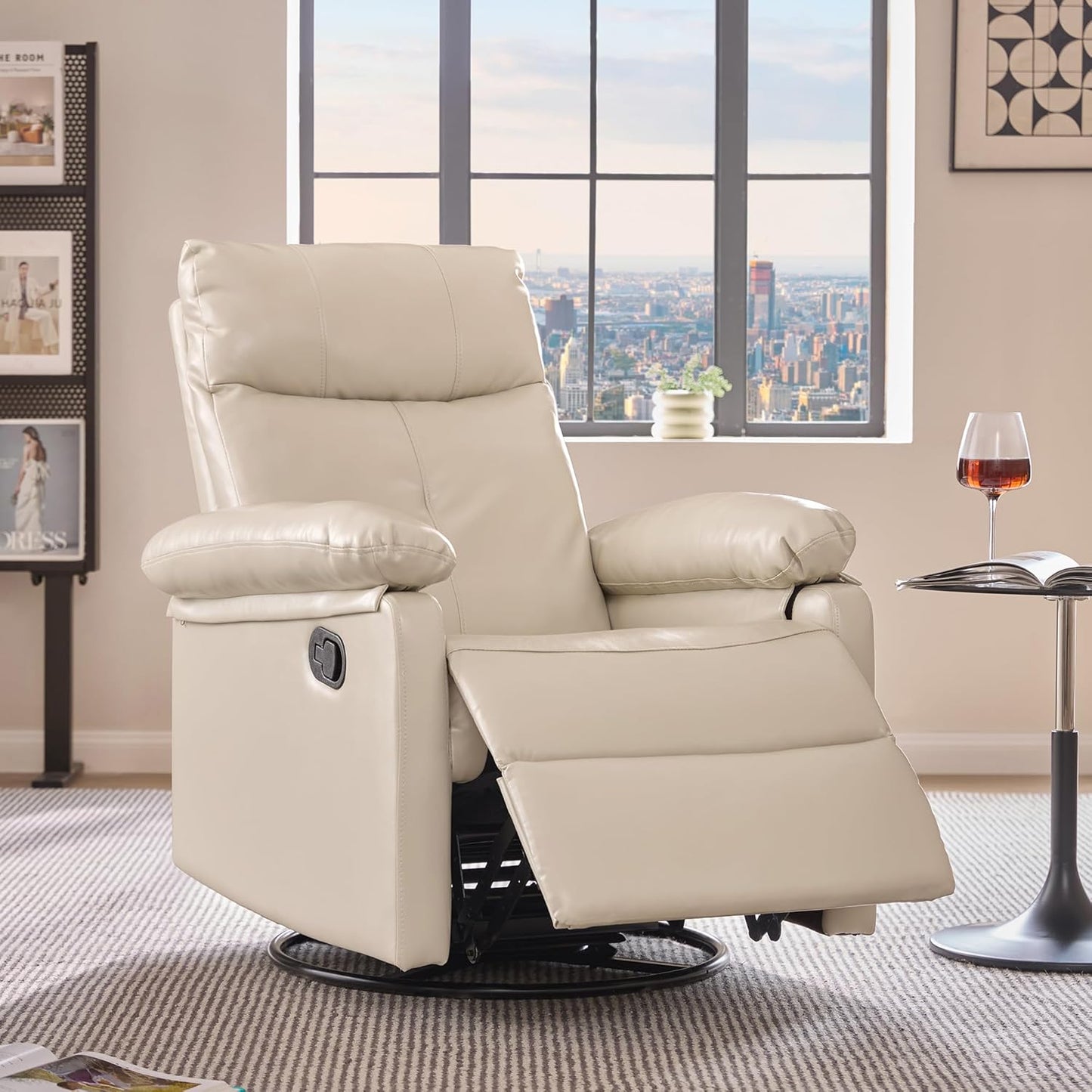 Faux Leather Living room recliner