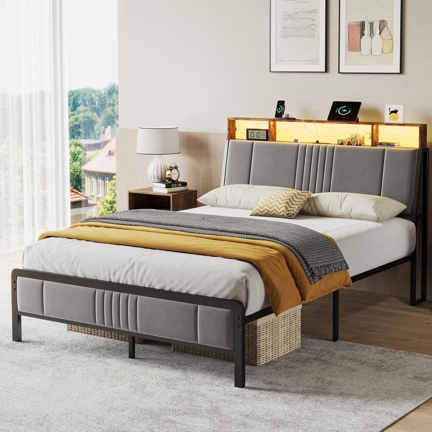 Nexus Adjustable bed frame queen/ twin with remote