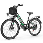 Ebike - E-city bike 26inch 374.4 Wh 48V 500W