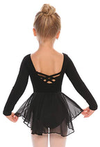Arshiner Kids Girls Classic Long Sleeve Leotard Dance Ballet Dress