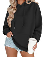 Zeagoo Womens Oversized Hoodies 2025 Fleece Sweatshirts Long Sleeve Pullover with Pocket Fall Winter Outfits Y2k Clothes