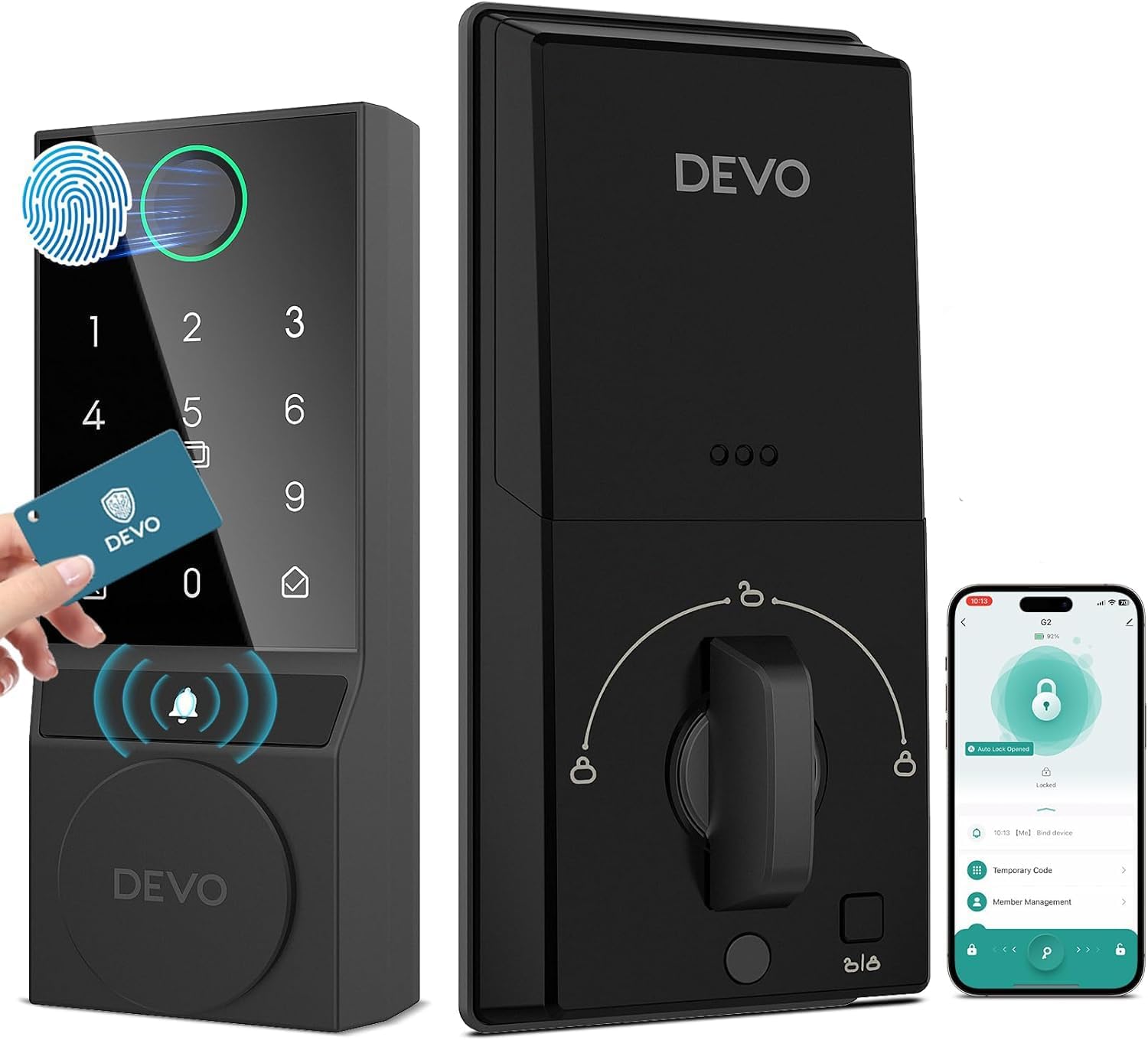 Smart Lock - Devo G2 fingerprint digital smart lock