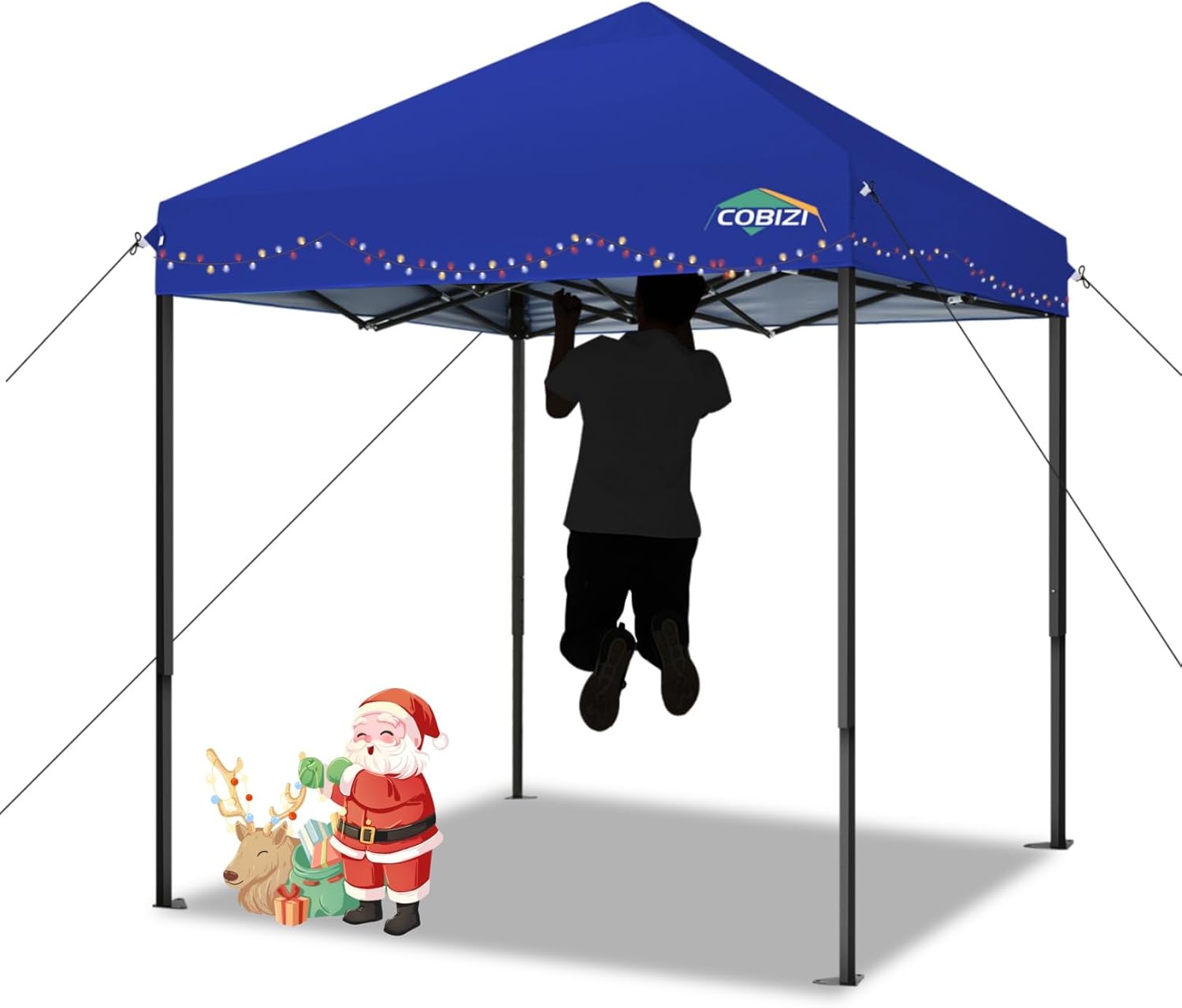 Canopies & Tents - COBIZI 6.6x6.6ft Pop Up Canopy Tent