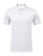 PINSPARK Golf Polo Shirts for Men Multipacks Quick Dry Short Sleeve Collared Shirt Slim Fit Casual Polos Shirt