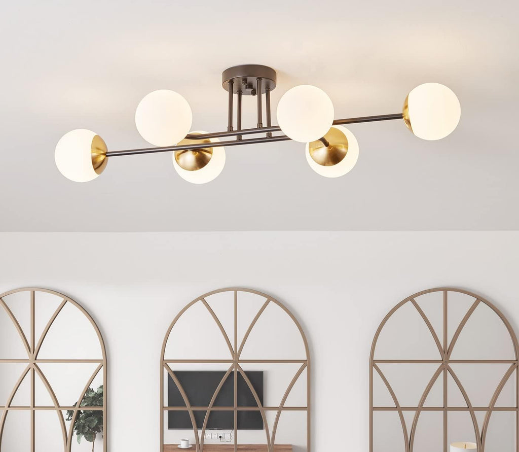 Lighting - Modern kitchen dining room simple lighting pendant lamp glass pendant lamp