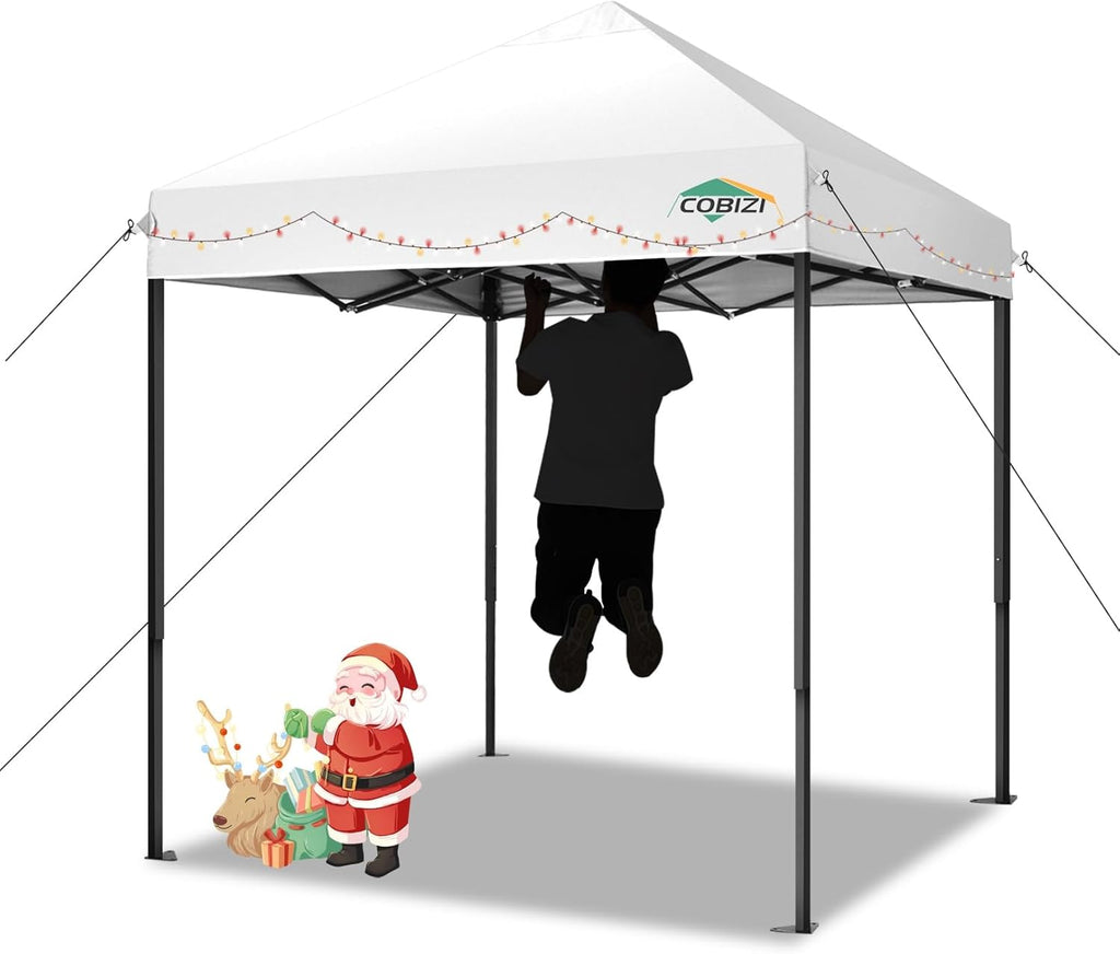 Canopies & Tents - COBIZI 6.6x6.6ft Pop Up Canopy Tent