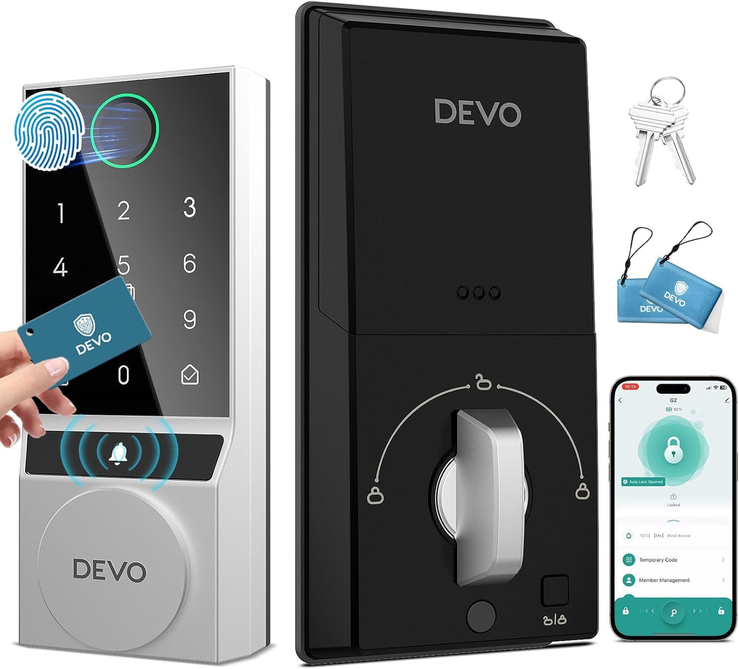 Smart Lock - Devo G2 fingerprint digital smart lock