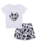 Arshiner Girls 2-Piece Tie Dye Pajamas Set Trendy Lounge Set Kids Sleepwear