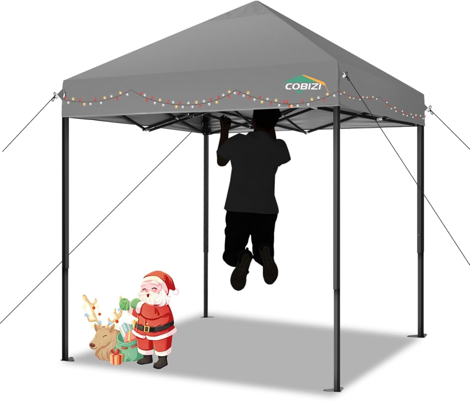 Canopies & Tents - COBIZI 6.6x6.6ft Pop Up Canopy Tent