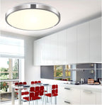 Lighting - Indoor lighting dimmable circular home office modern ceiling light fixture surface installation