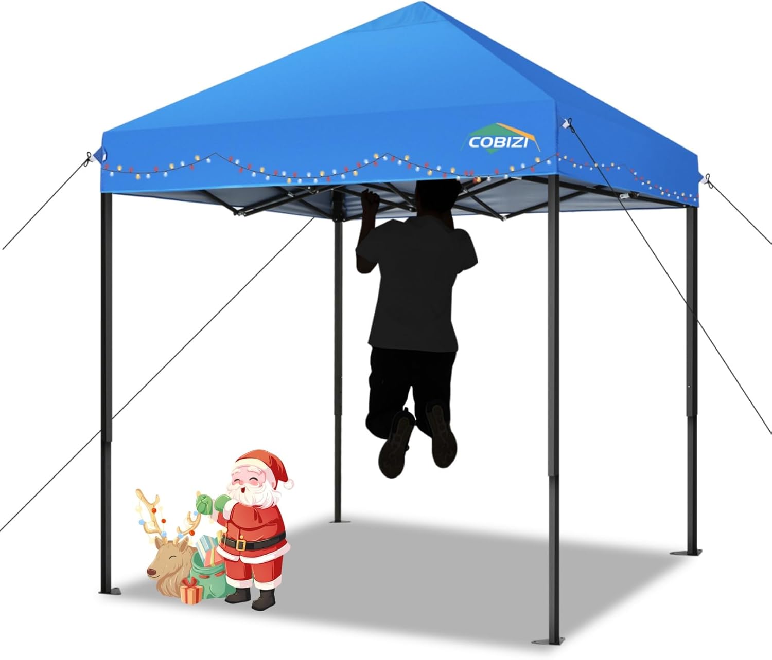 Canopies & Tents - COBIZI 6.6x6.6ft Pop Up Canopy Tent