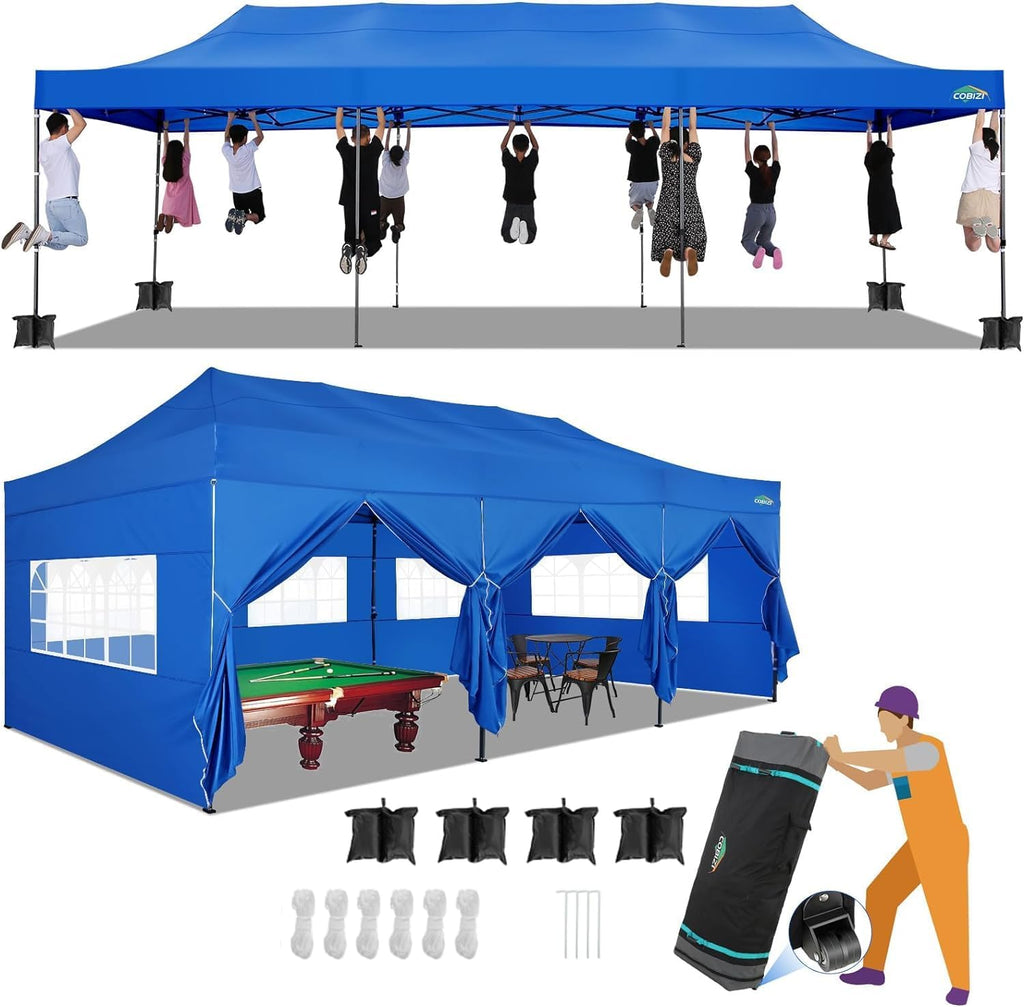 Canopies & Tents - COBIZI 10x30 Pop up Canopy Tent