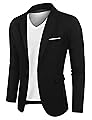 COOFANDY Men's Blazer Casual Sport Coats Slim Fit One Button Suit Jacket Lightweight Sports Jacket