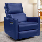 Power Swivel leather Rocker Recliner Chair