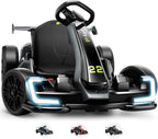 Children's Toy Car - Electric Go Kart for Kids, 24V Go Cart with Adjustable Seat, 3 Speed Mode, Fast 300W Motor, 8.5 MPH, EVA Tires, for Kids Teens Ages 6-8-10-12-14 Years Old