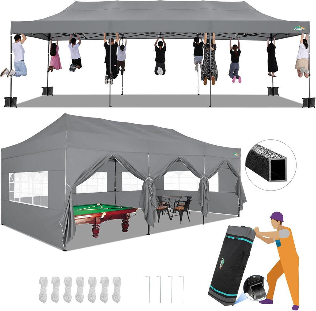 Canopies & Tents - COBIZI 10x30 Pop up Canopy Tent
