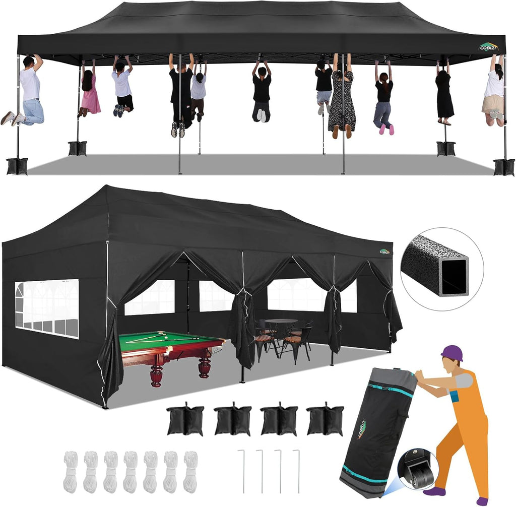 Canopies & Tents - COBIZI 10x30 Pop up Canopy Tent