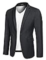 COOFANDY Mens Sports Coat Slim Fit Casual One Button Blazer Business Jacket Suit