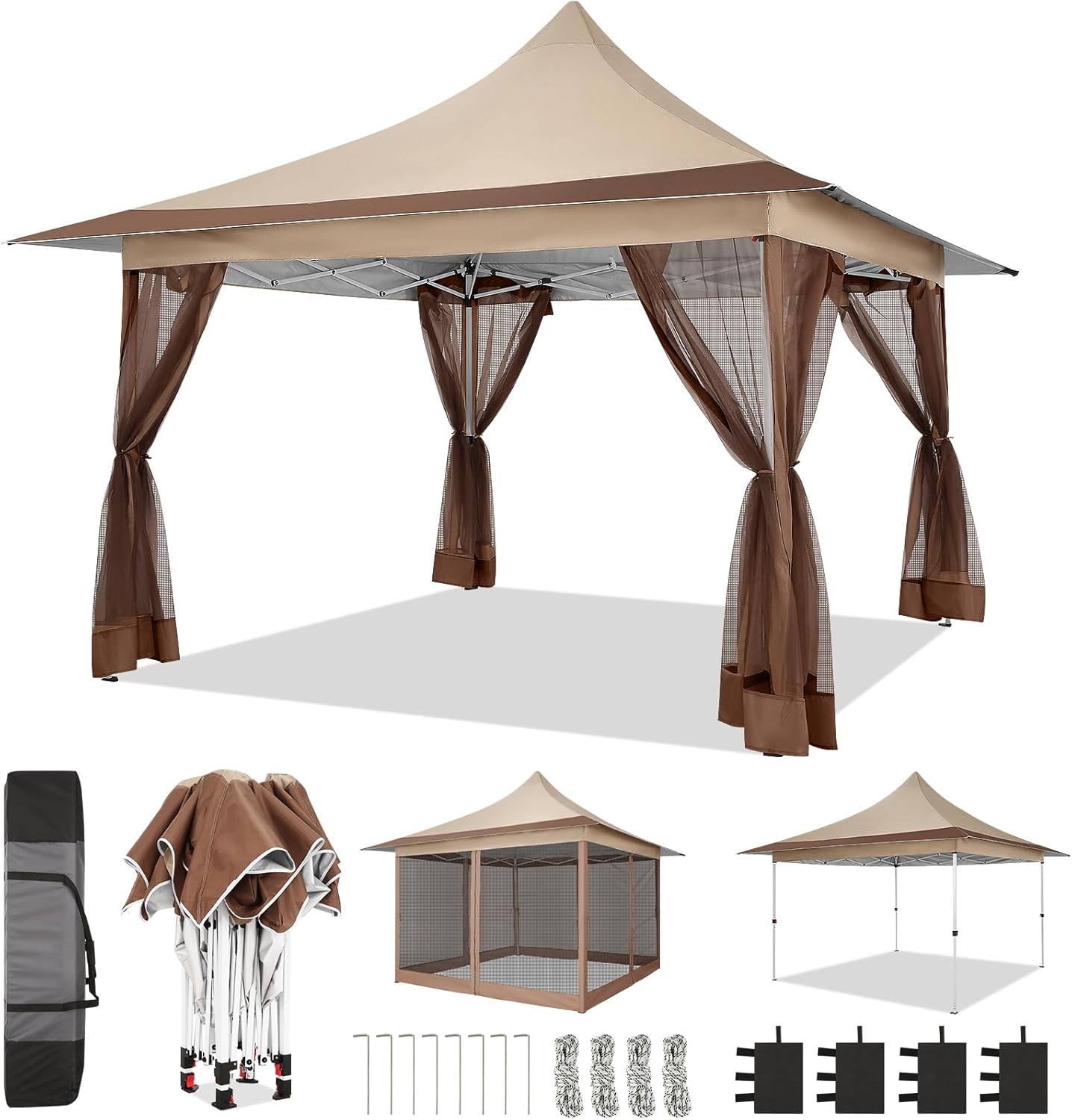 Canopies & Tents - COBIZI 12x12 Pop up Canopy Gazebo on Clearance