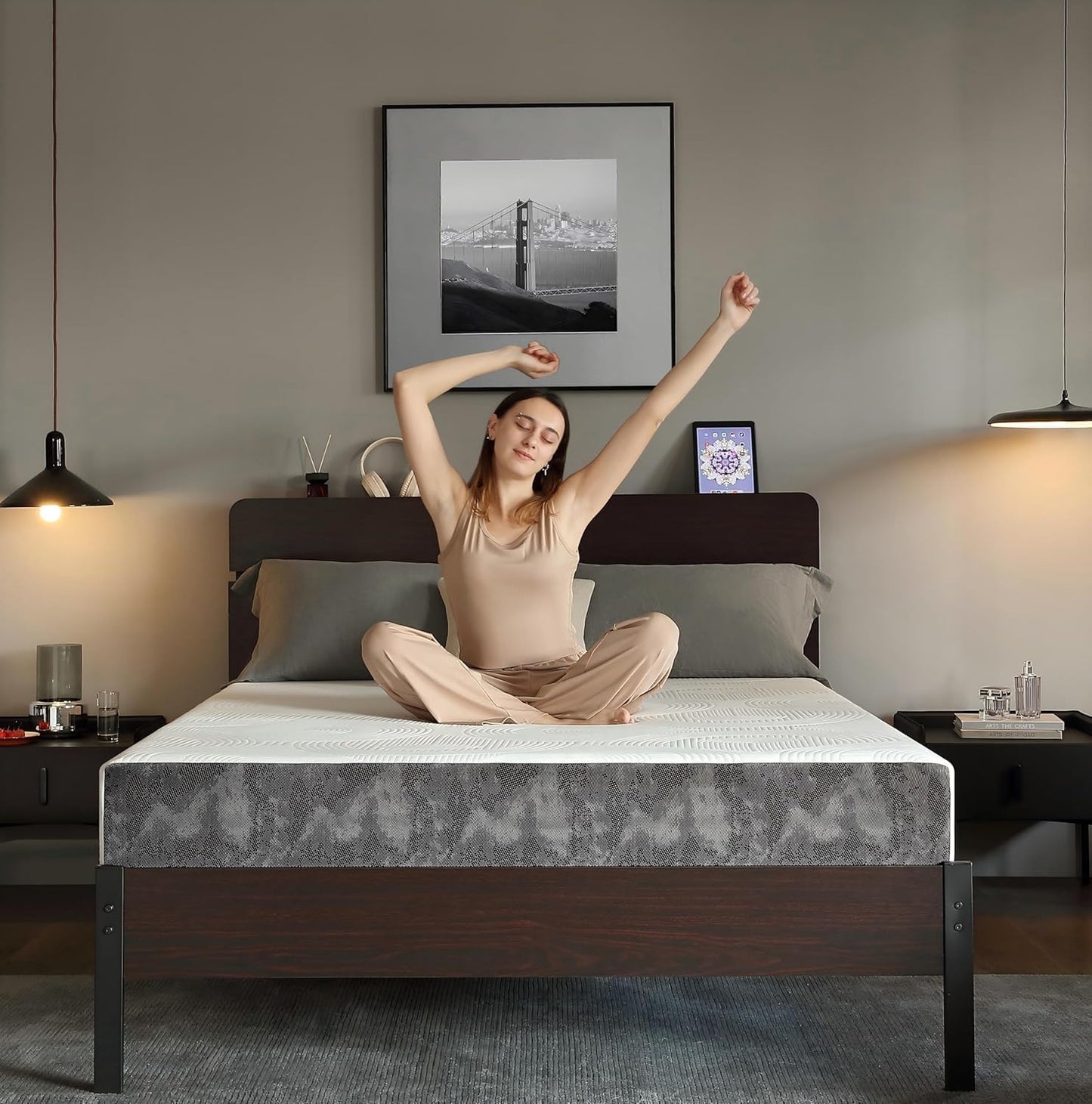 Sweet Dreamer 8 Inch Twin Size Memory Foam Mattress