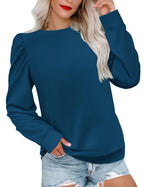 Zeagoo Long Sleeve Shirts for Women Fall Tunic Tops 2025 Ladies Sweatshirts Fashion Winter Clothes