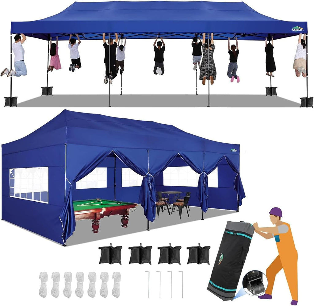 Canopies & Tents - COBIZI 10x30 Pop up Canopy Tent