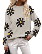 Zeagoo Sweaters for Women Fall Fashion 2025 Trendy Long Sleeve Turtleneck Pullover Lantern Knit Sweater Tops