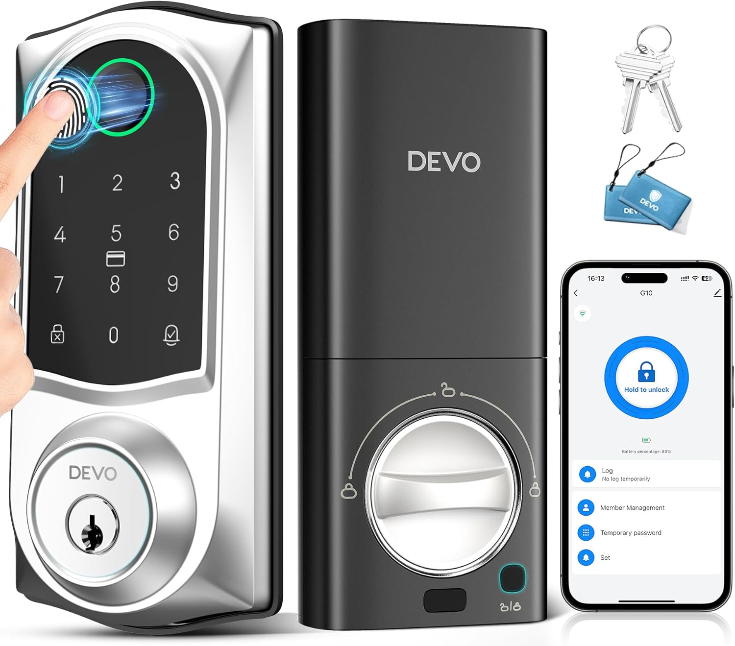 Smart Lock - DEVO G10 WiFi Smart Lock