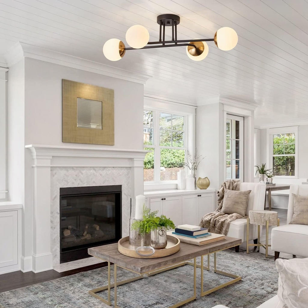 Lighting - Modern kitchen dining room simple lighting pendant lamp glass pendant lamp