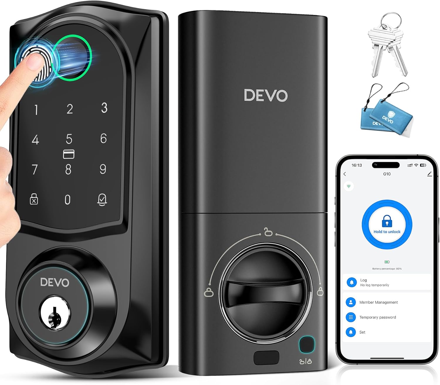 Smart Lock - DEVO G10 WiFi Smart Lock