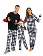 Ekouaer Family Christmas Pajamas Matching Sets Womens Mens Pjs Long Sleeve Sleepwear Holiday Lounge Sets