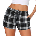 Ekouaer Women Pajama Shorts Comfy Lounge Bottom with Pockets Stretch Strip Sleepwear Drawstring Pj Bottoms Sleep Shorts