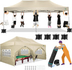 Canopies & Tents - COBIZI 10x20 Canopy with Sidewalls