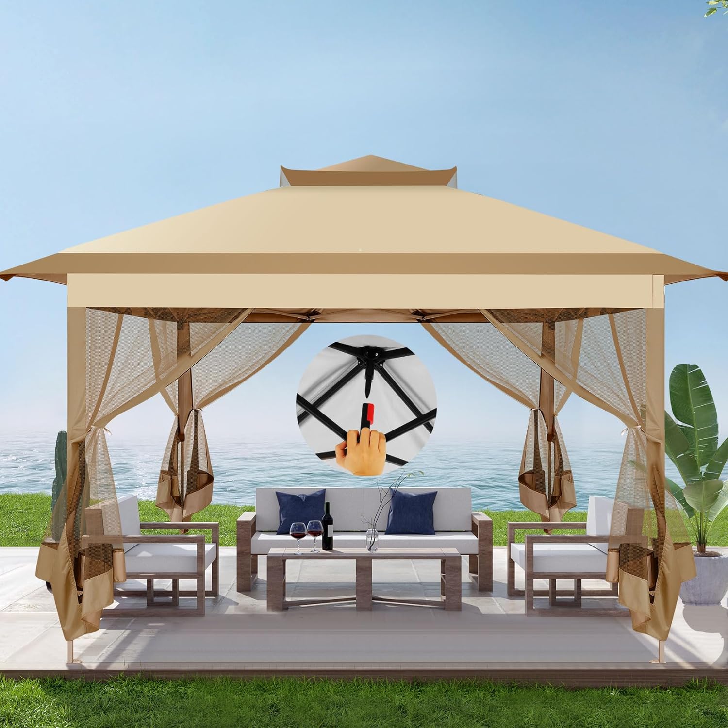 Canopies & Tents - COBIZI – 11x11 pop up Gazebo