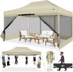Canopies & Tents - COBIZI 10x15 Canopy Tent with 4 Sidewalls