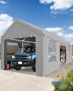 Canopies & Tents - COBIZI Carport 12x20ft Heavy Duty Portable Garage