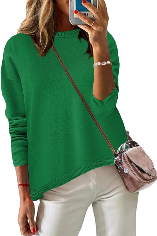 Zeagoo Sweaters for Women Fall Outfits Trendy 2025 Long Sleeve Shirts Bussiness Casual Knit Pullover Sweater Tops