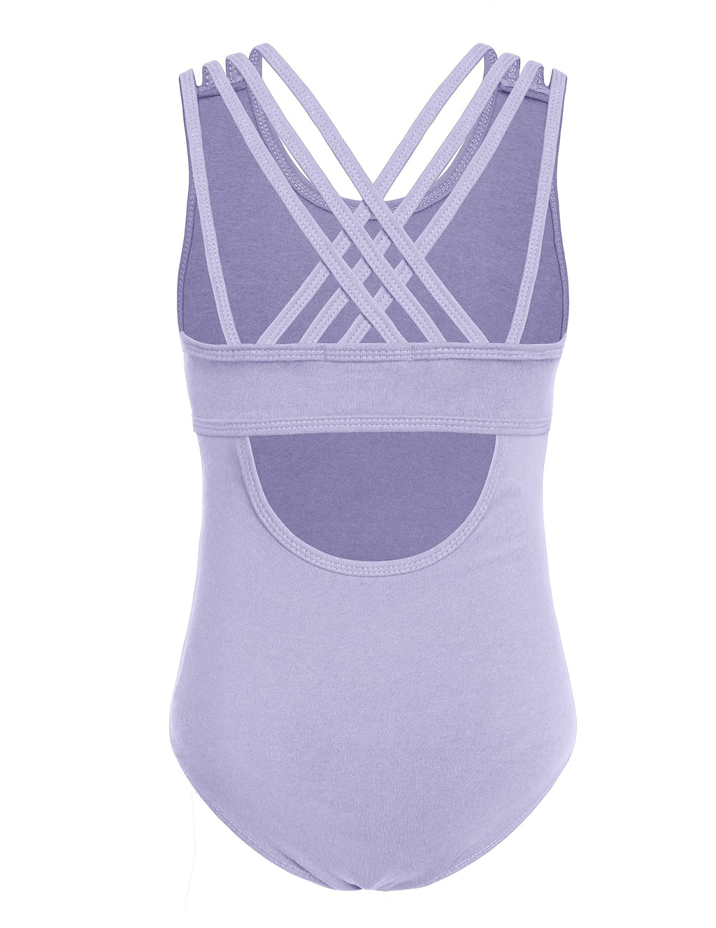Arshiner Girls Ballet Leotards Dance Gymnastic Outfits Crisscross Straps Sleeveless Tank Dancewear