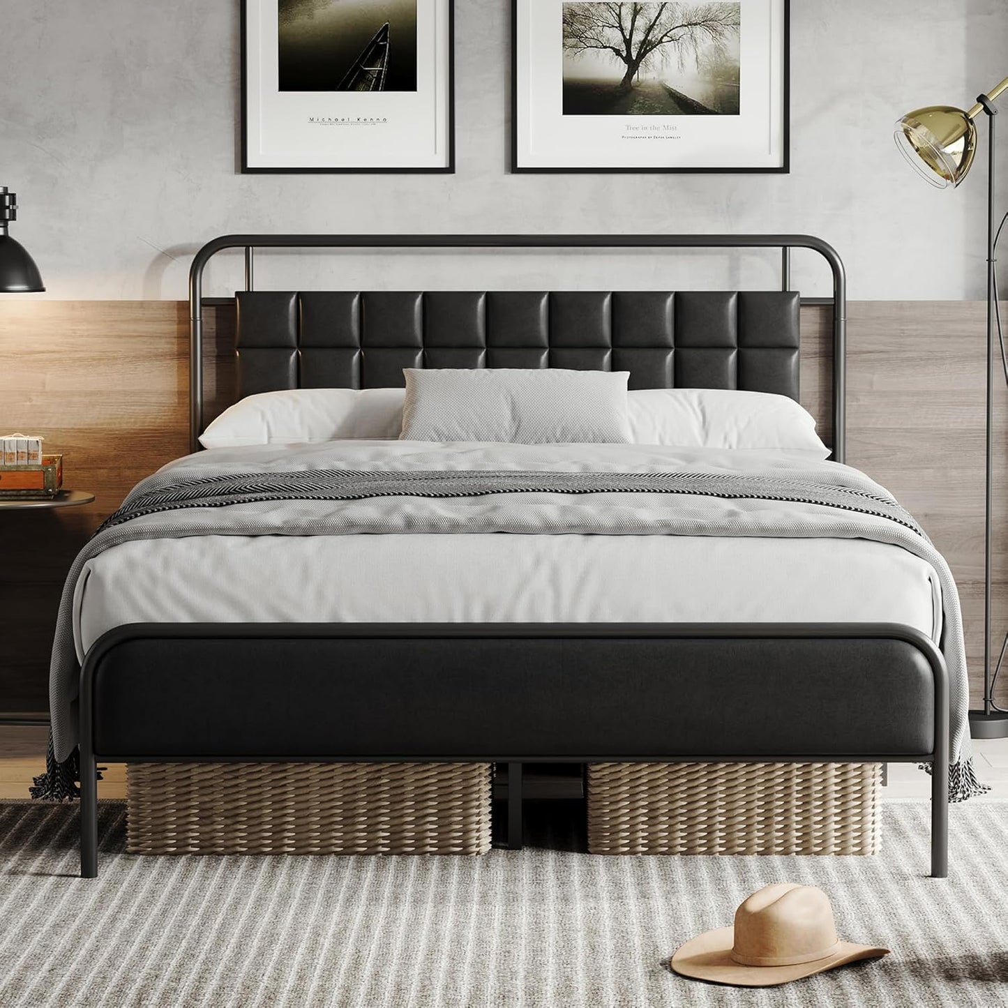 14 Inch Queen Bed Frame, Metal Platform Bed Frame Queen Size