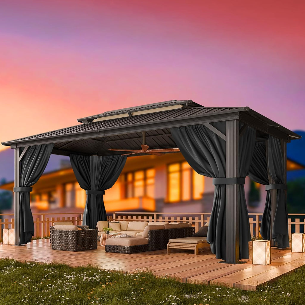 Canopies & Tents - COBIZI  10x15 Hardtop Gazebo