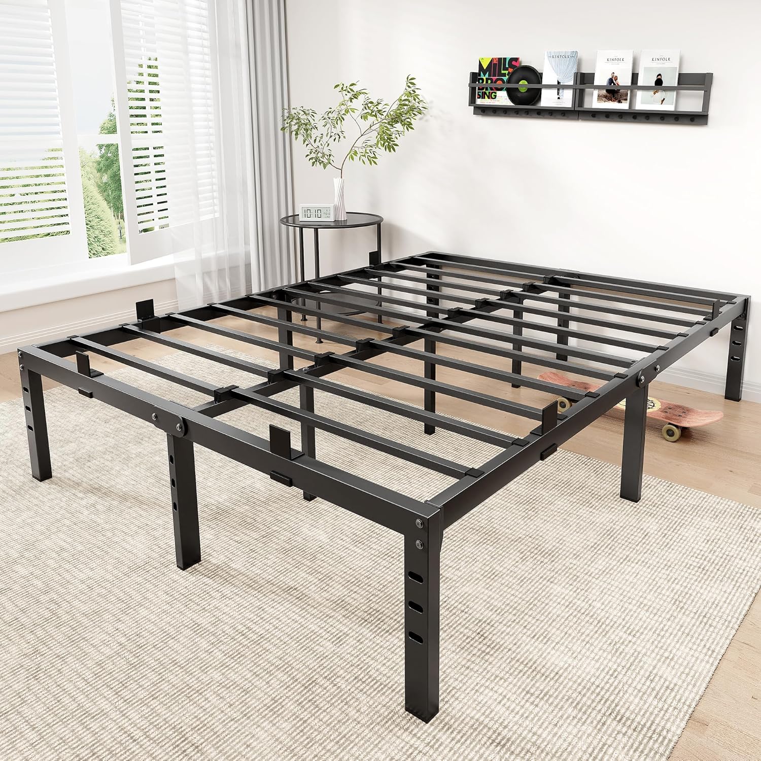 Twin Size Bed Frame with Headboard