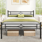 Adjustable bed frame queen with remote