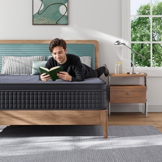 Aurora 12 Inch King Size Hybrid Mattress