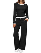 SHESHOW Long Sleeve Two-Piece Casual Set For Women