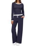 SHESHOW Long Sleeve Two-Piece Casual Set For Women