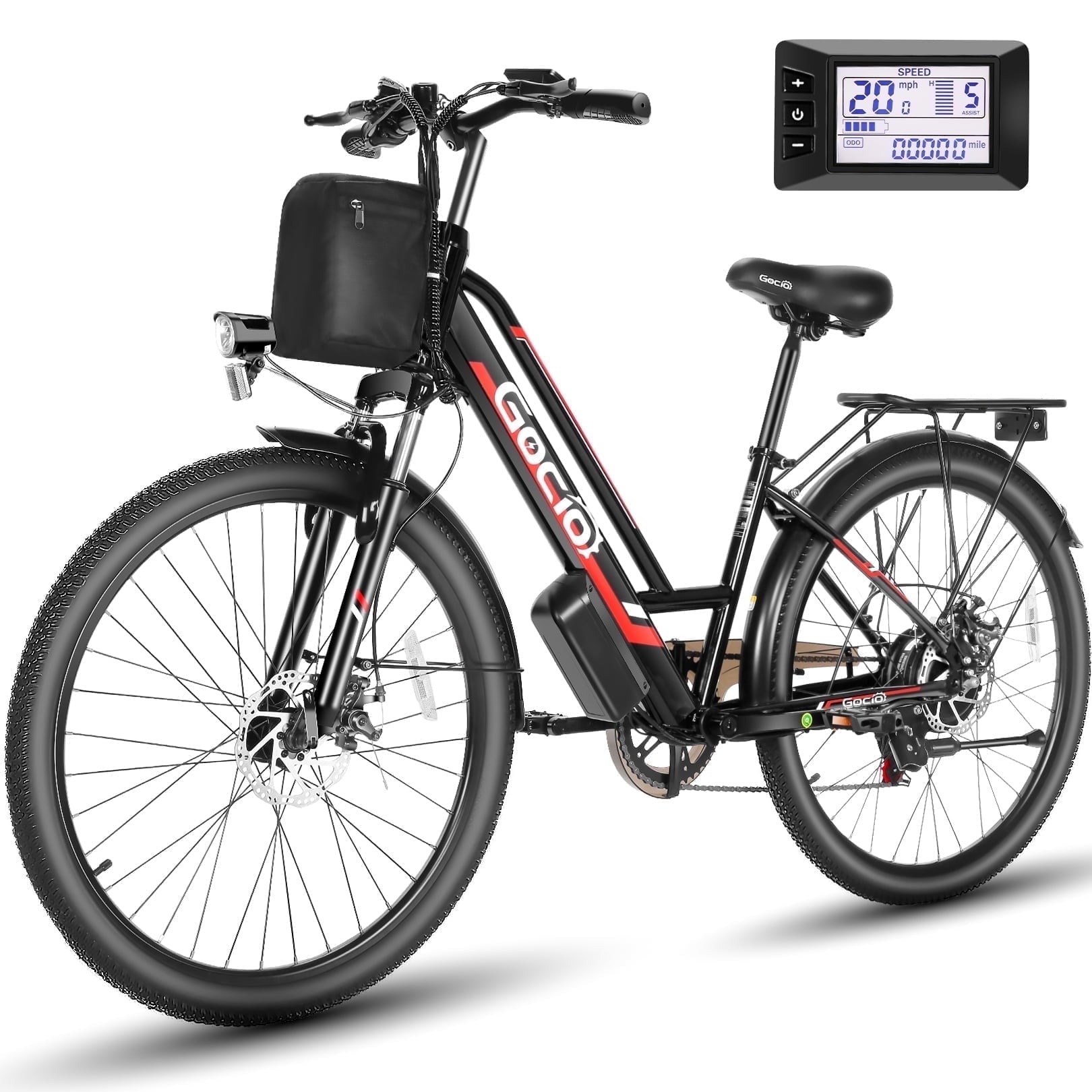 Ebike - E-city bike 26inch 374.4 Wh 48V 500W